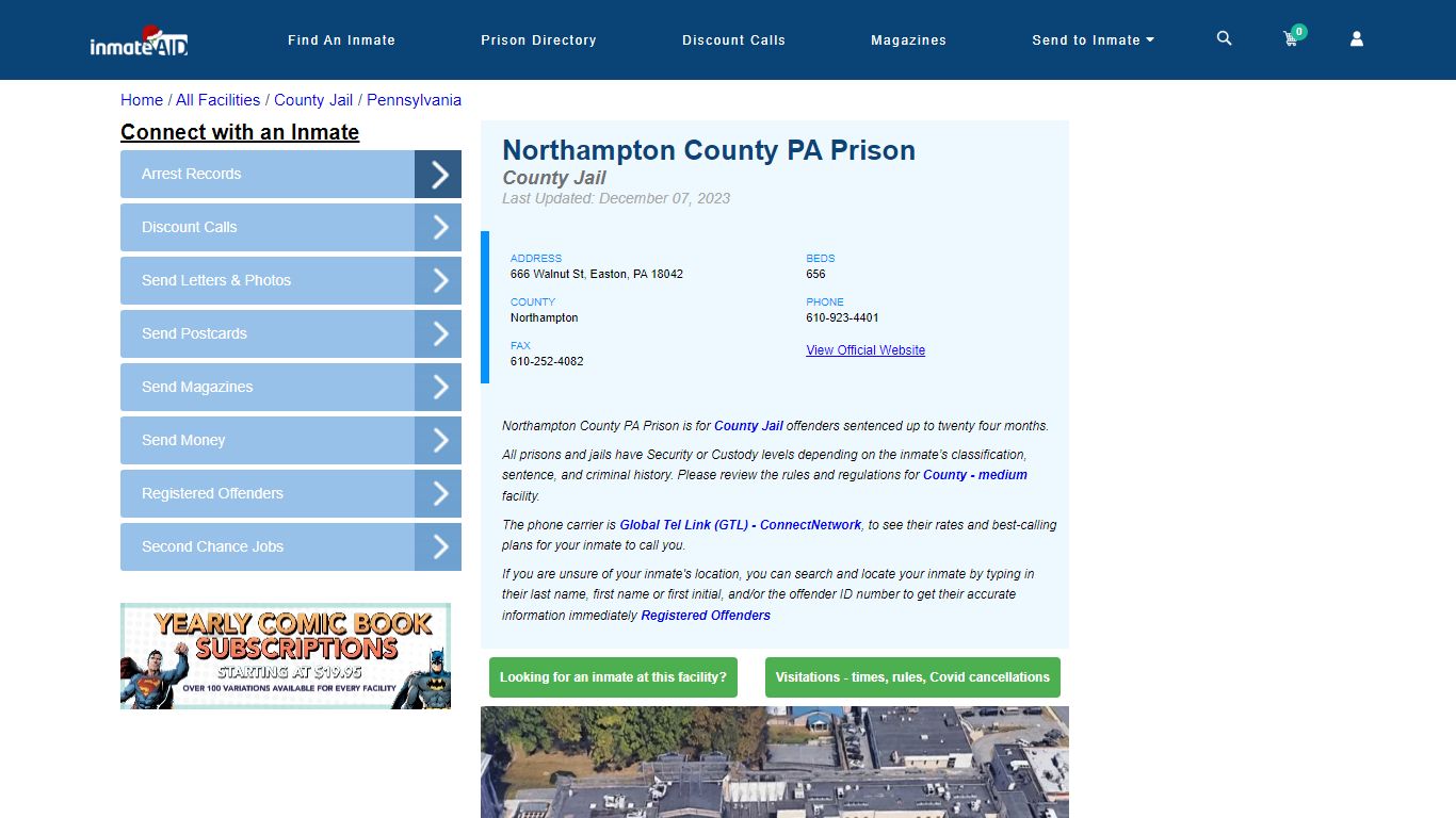 Northampton County PA Prison - Inmate Locator - Easton, PA